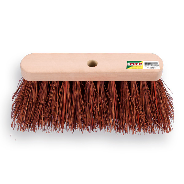 Bezems Solide bruin (natuurvezel)