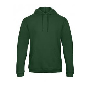 B&C Hooded sweater ID203 bottle green