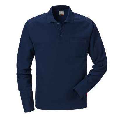 Fristads poloshirt LM 7393 marineblauw