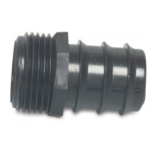 PVC Slangtule zwart 4ato 32mm