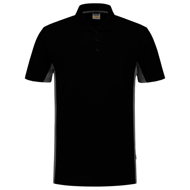 Tricorp poloshirt 202004 black-dark grey