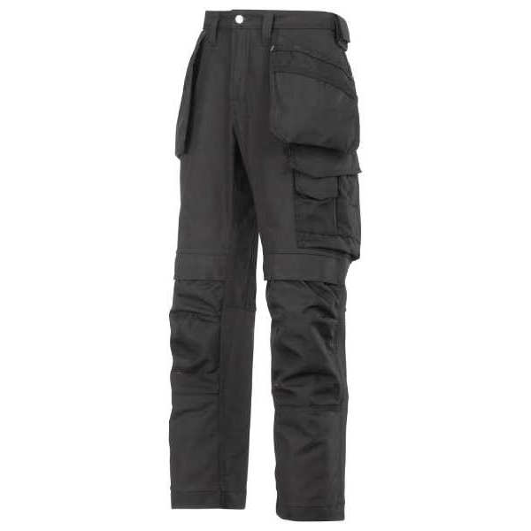 Snickers werkbroek 3214 black (met holsterpockets)