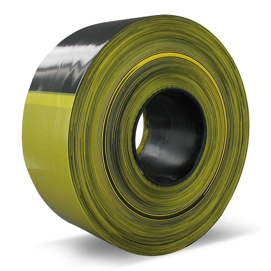 Afzetband geel/zwart dispenserdoos