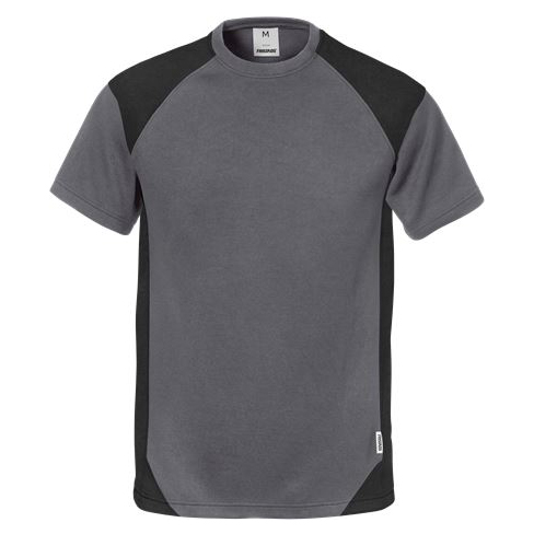Fristads t-shirt 7046 grijs-zwart