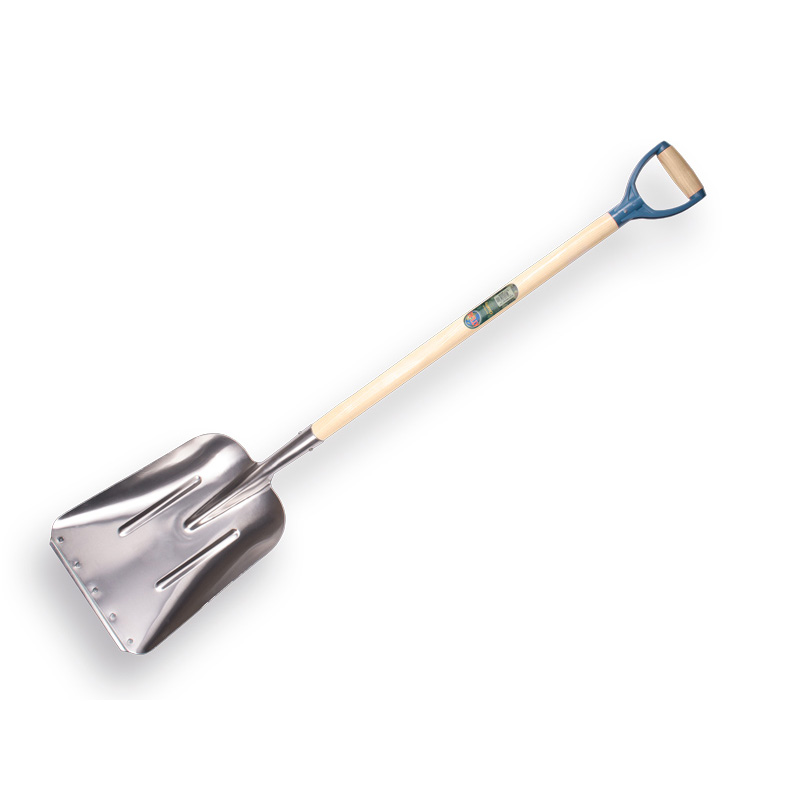 Graanschoppen aluminium met D-greep