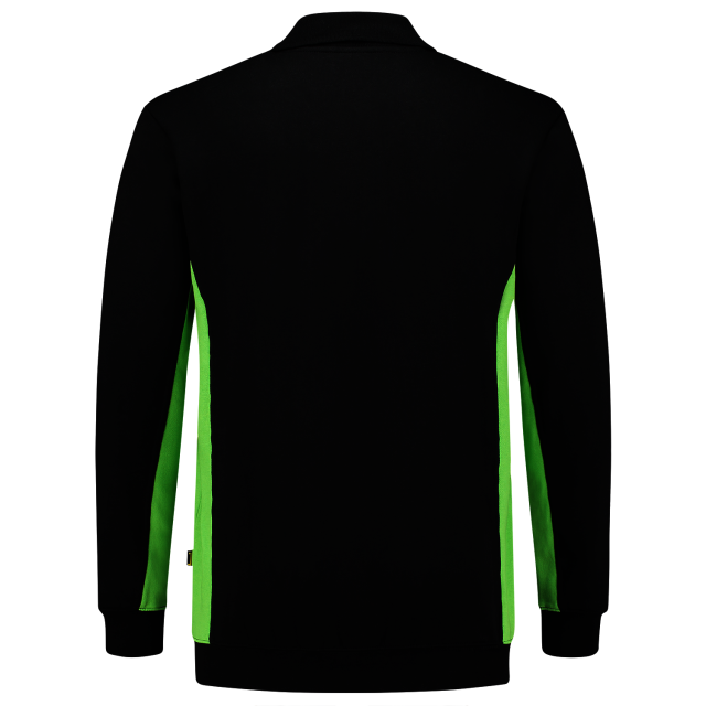 Tricorp polosweater bicolor 302003 black-lime