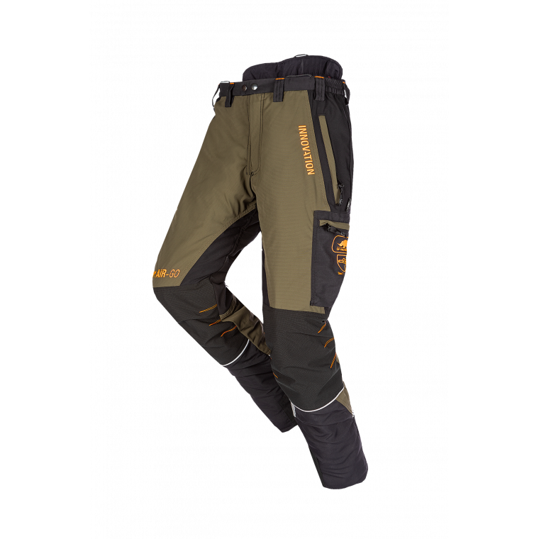 Sip zaagbroek Canopy Air-Go groen-oranje