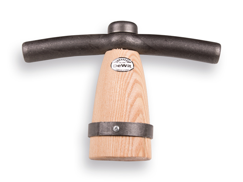 Tegelklopper met houten klos