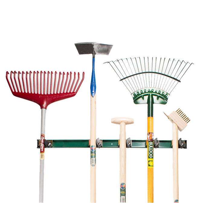 Gereedschapshouderrail met clips