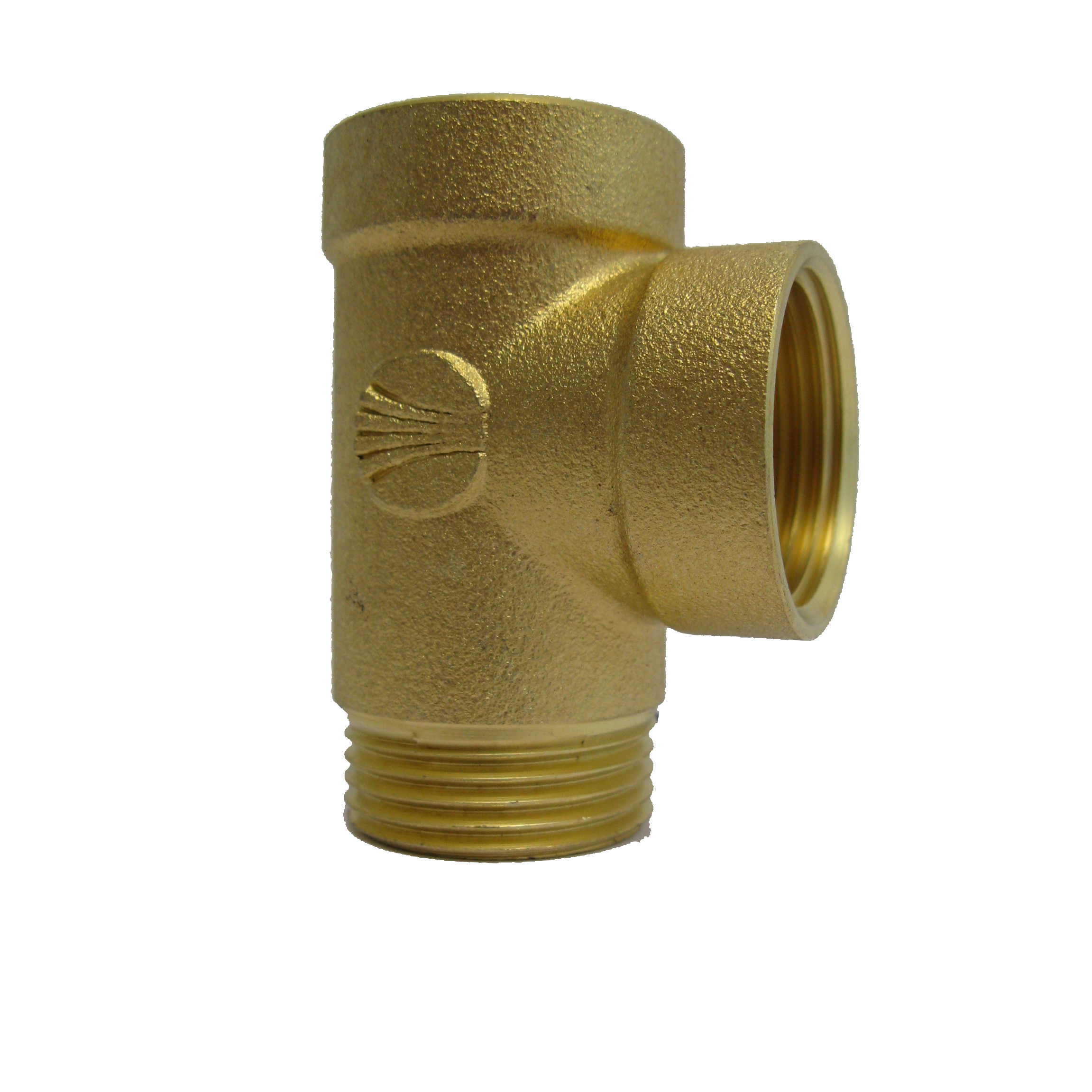 Messing T-stuk tbv Hydrofoor 