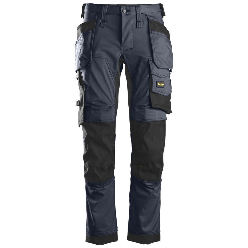 Snickers werkbroek 6241 navy-black (met holsterpockets)