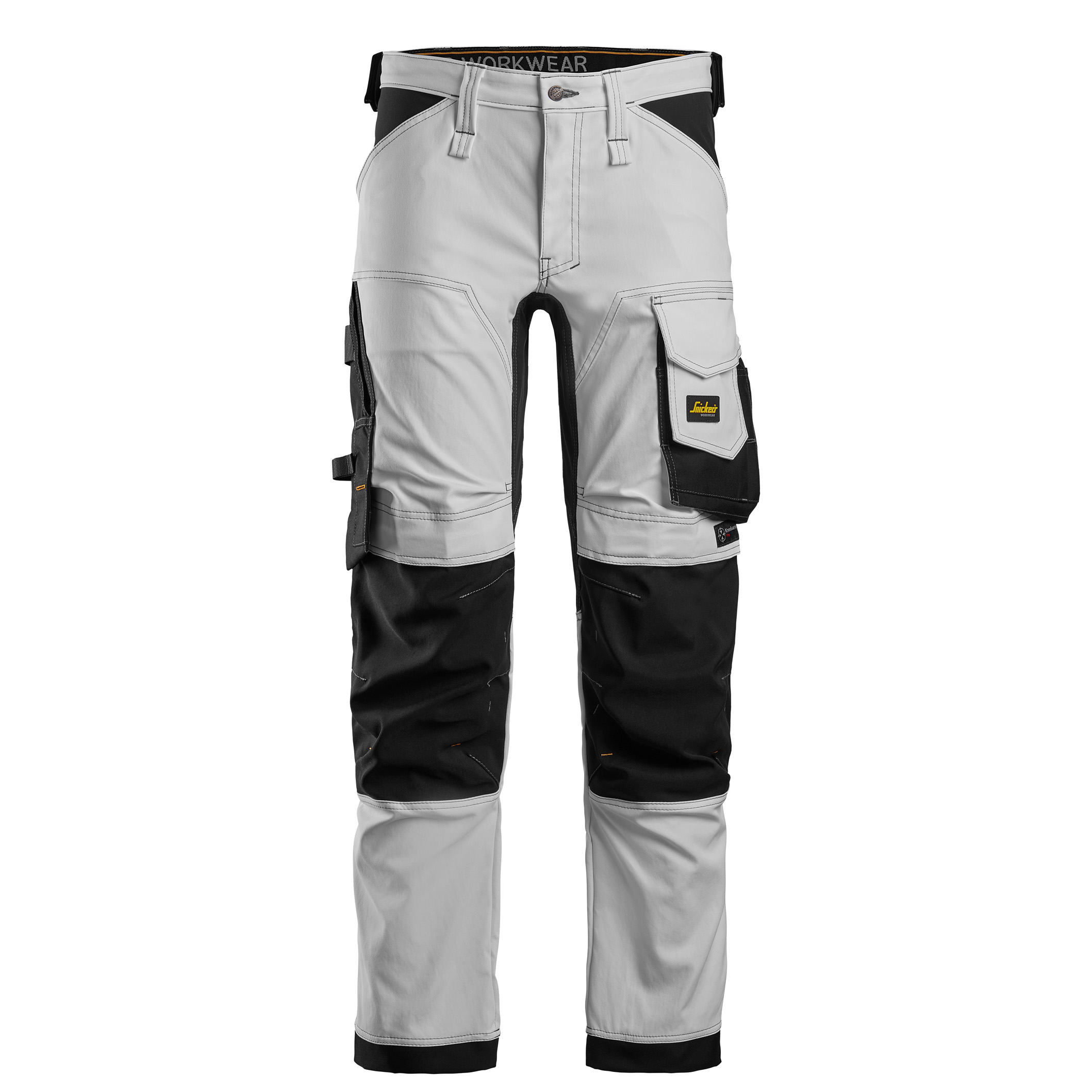 Snickers werkbroek 6341 white-black