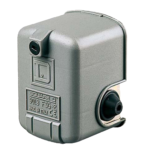 Square drukschakelaar