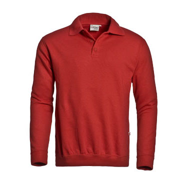 Santino polosweater Robin red
