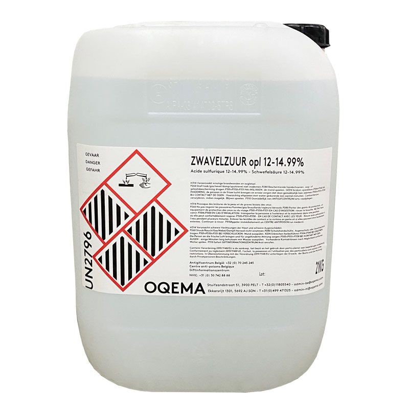Zwavelzuur 14% zwembad pH-
