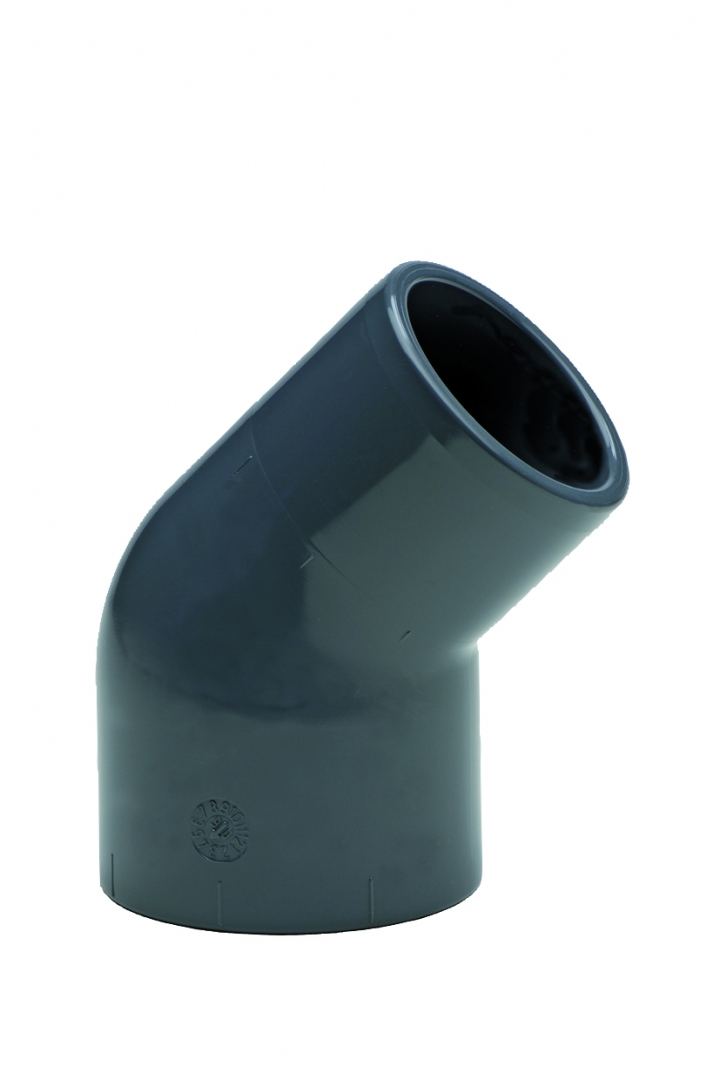 PVC Knie 45° 