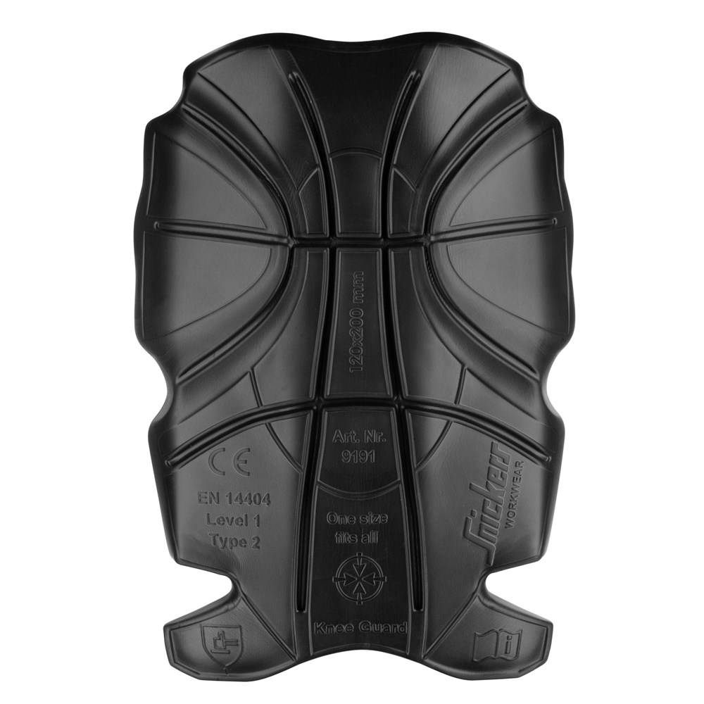 Snickers kniebeschermer 9191 zwart-oranje