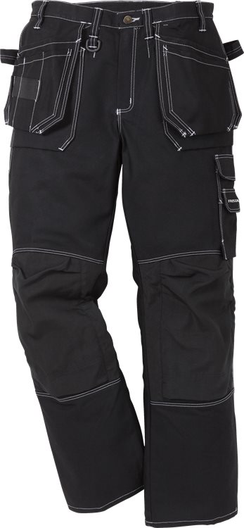 Fristads werkbroek 255K zwart (met holsterpockets)