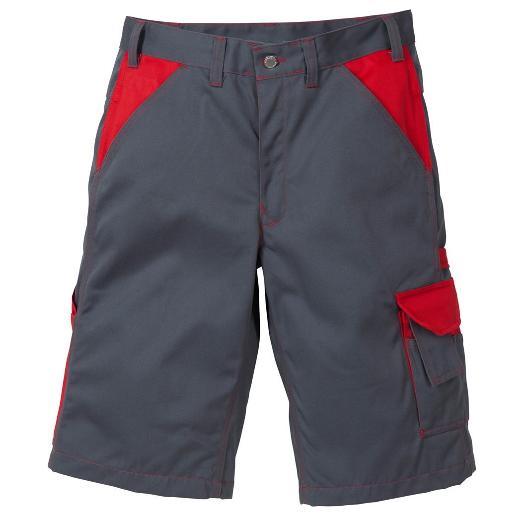 Fristads korte broek 2020 grijs-rood