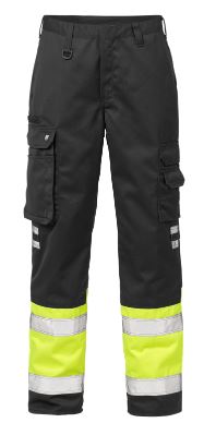 Fristads werkbroek 213 geel-zwart high visibility