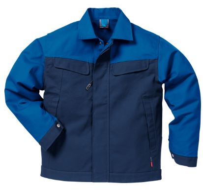 Fristads jas 4857 marineblauw-koningsblauw