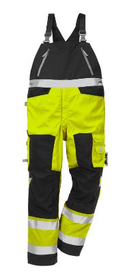 Fristads am. overall 1015 geel-zwart (high visibility)