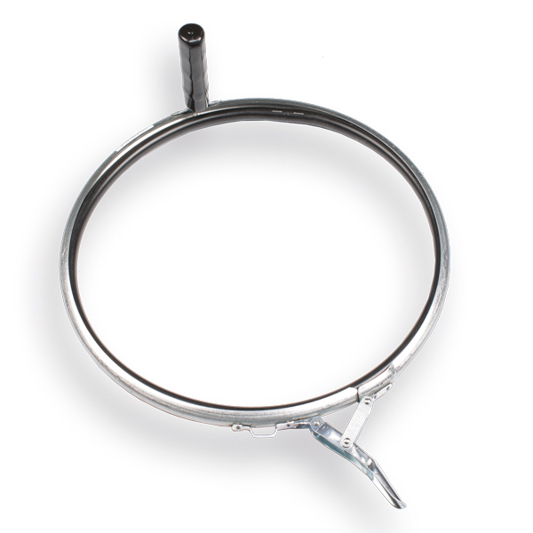 Afvalzakhouder metaal met klem