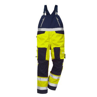Fristads am. overall 1015 geel-blauw (high visibility)