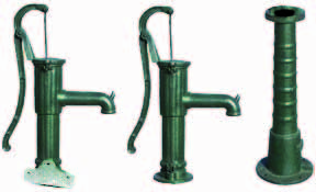 Handpomp met wandflens NP75