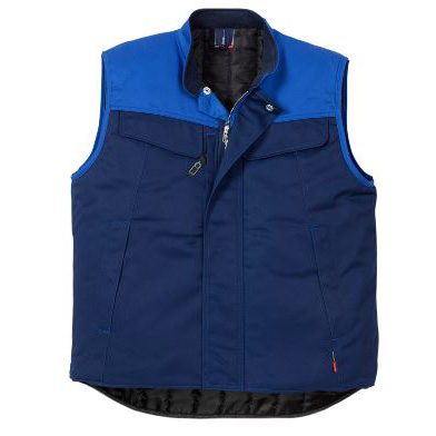 Fristads bodywarmer 5312 marineblauw-koningsblauw