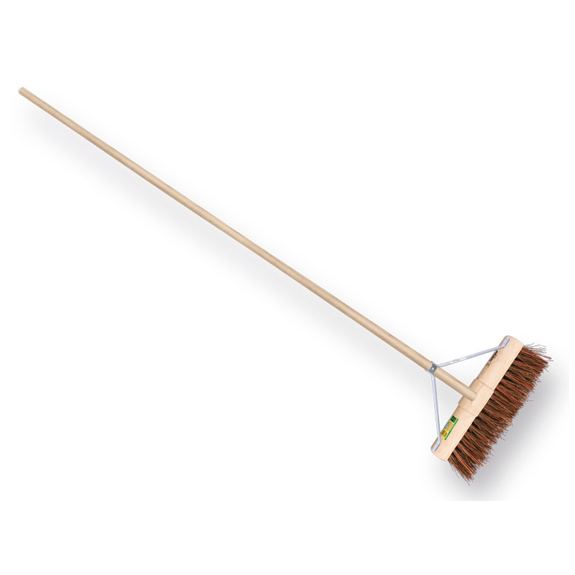 Bezem bruin met steel