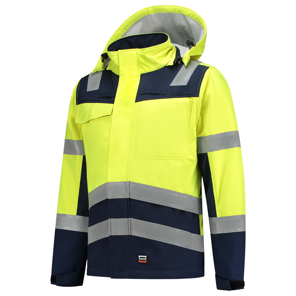 Tricorp softshelljas 403011 yellow-inkt (high visibility)